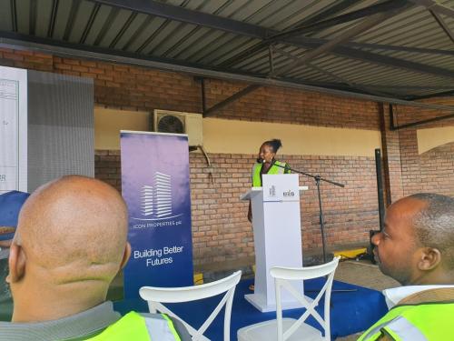 Presentation of Concept drawings for Chichiri Greens, Retail and Leisure Center